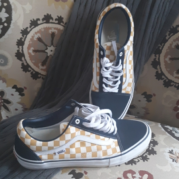 mens checkered shoes